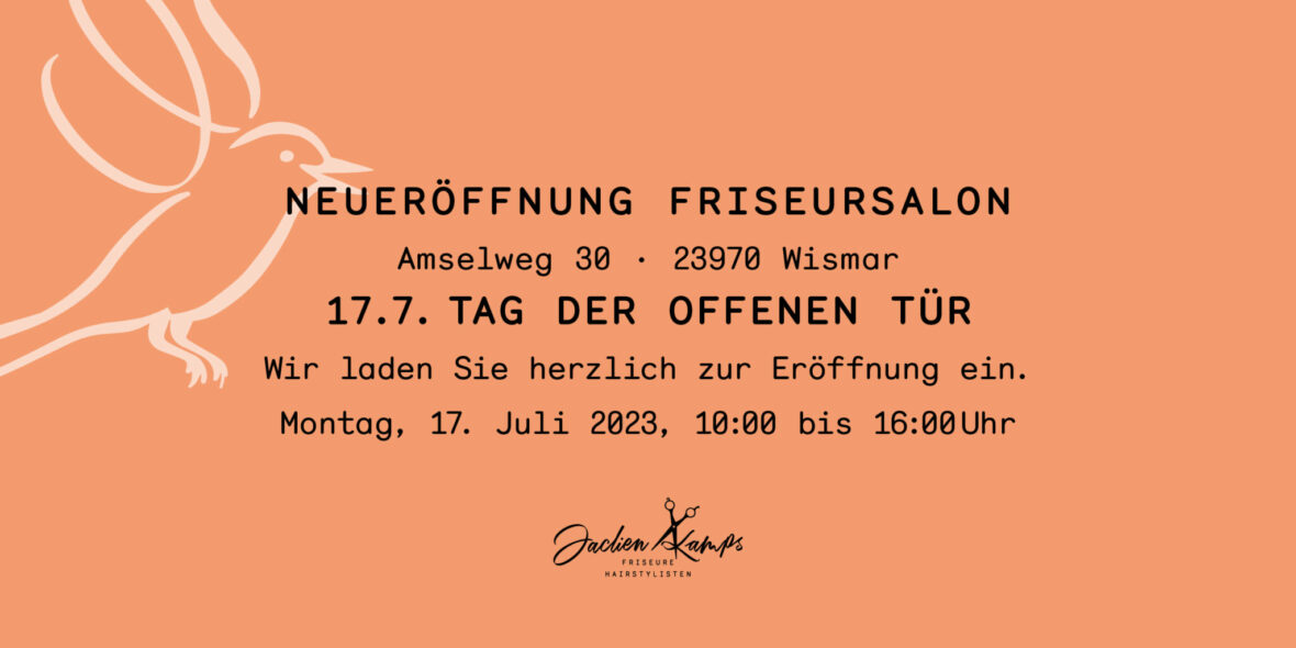 TEAM vom Amselweg und Hafensalon, Friseure in Wismar, Amselweg 30, Jaclien Kamps Friseure und Hairstylisten · Kamps · Ihr Friseur Wismar Grafik:Silke Müller